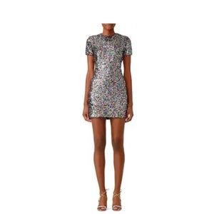 Dress The Population Confetti Holly Dress - Size M